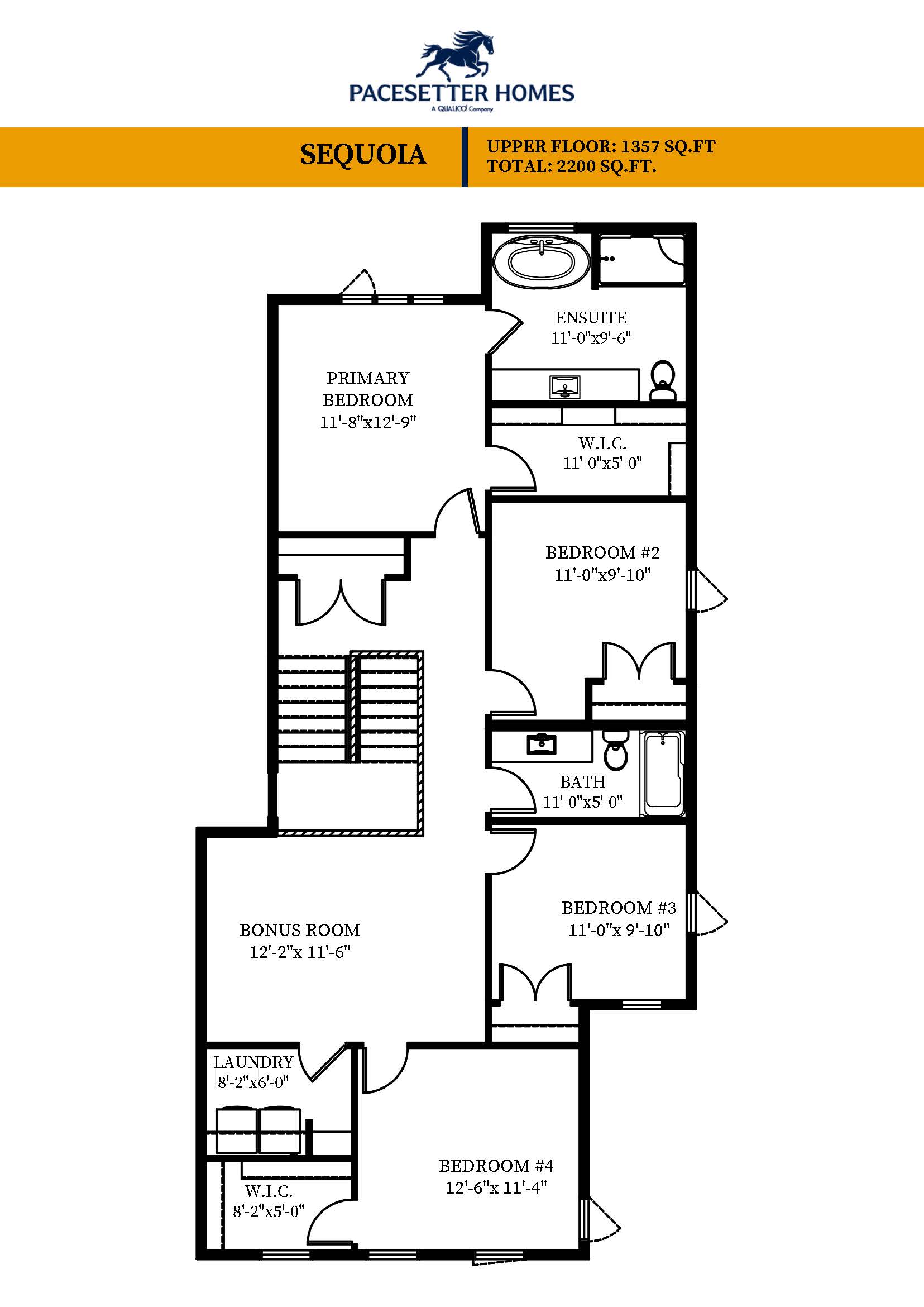 floorplan layout for Upper Level
