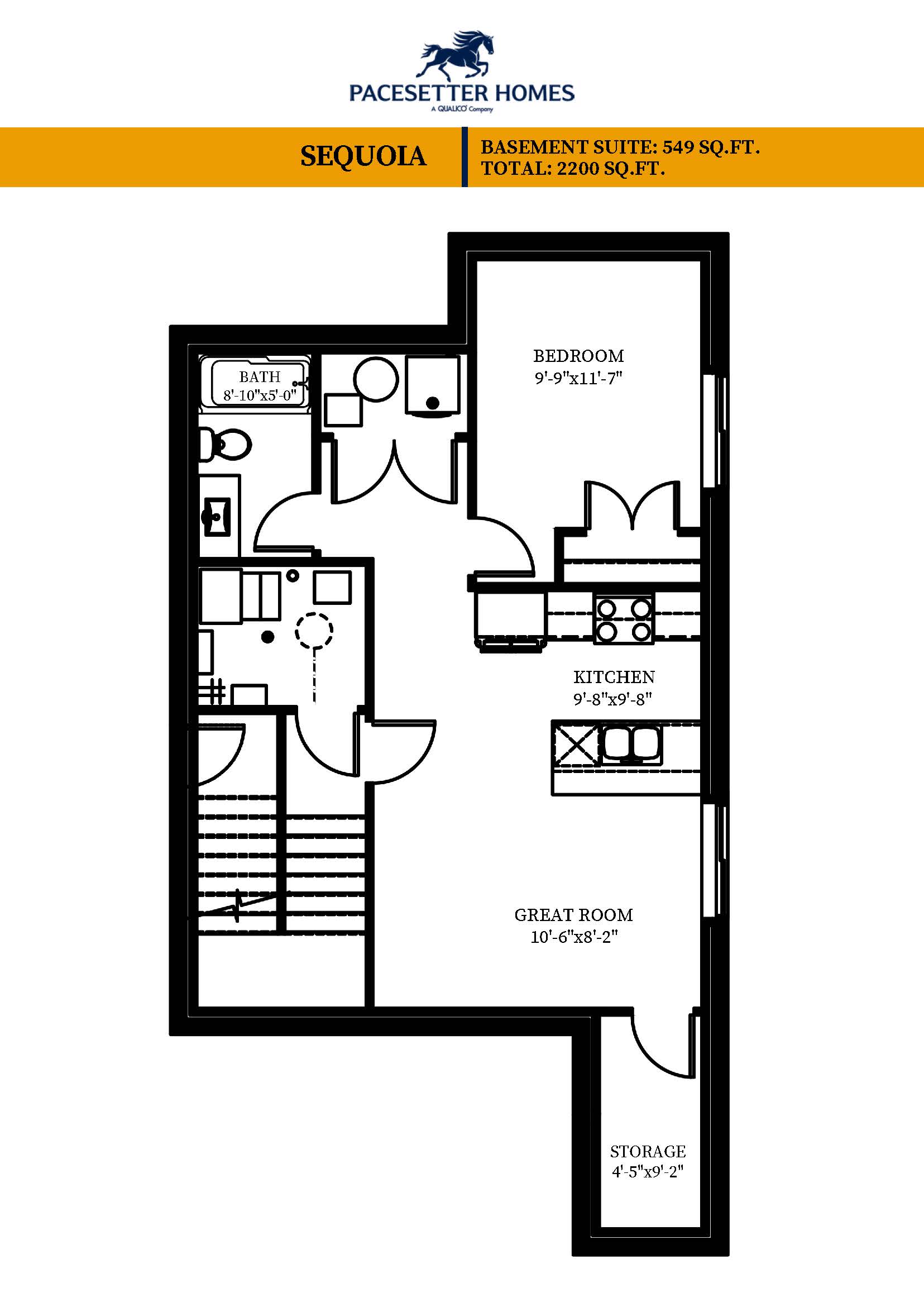 floorplan layout for Basement